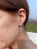 Vicenza - Piazzetta Palladio 2 - Pendientes Crivelli FANCY in Oro blanco Diamante Yellow 2.01 Ct 372-3439-B FANCY - 372-3439-B FANCY